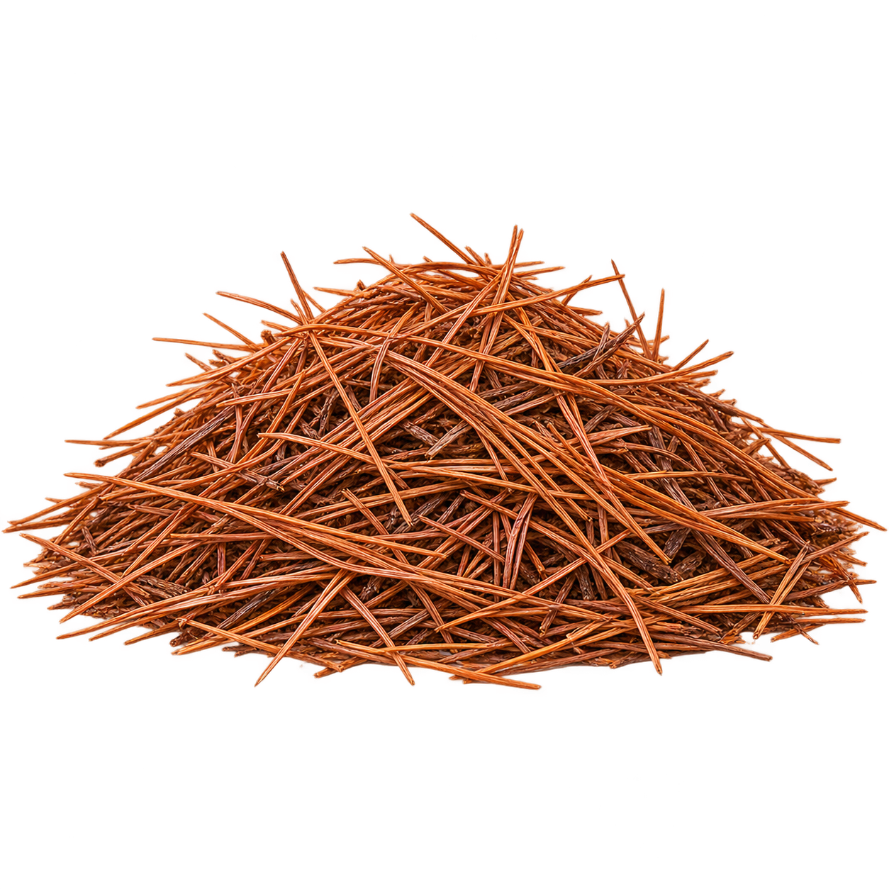 Pine straw installation