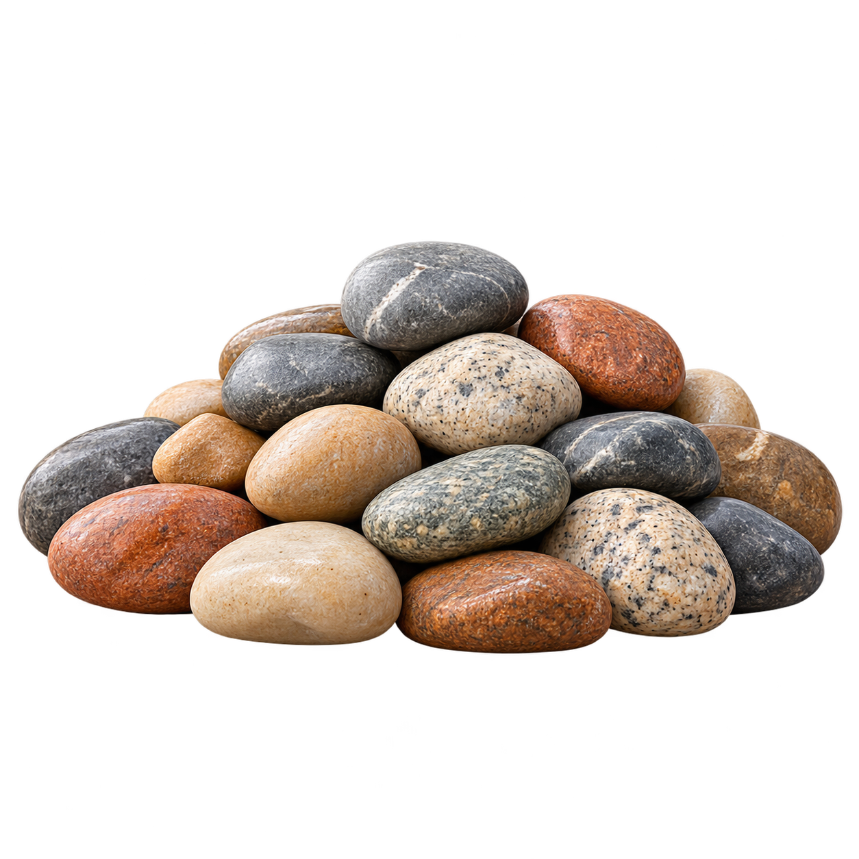 River rocks landscaping